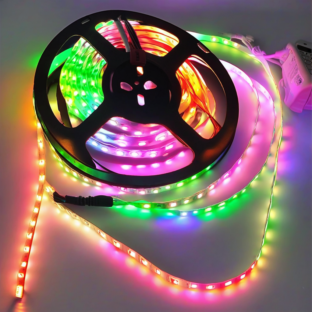 flexible rgb led strip wifi bluetooth 5050 by मुफ्त एआई छवि जनरेटर - बिना लॉगिन के✨ | AIGAZOU