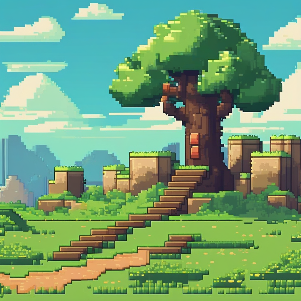 create retro style 2d game environment pixel art by Free AI Image Generator & Maker - No login required✨ | AIGAZOU