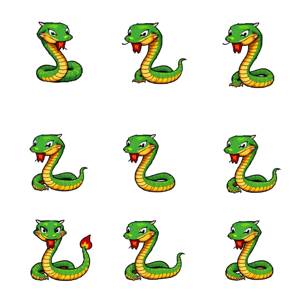 simple snake illustration for general audience by Free AI Image Generator & Maker - No login required✨ | AIGAZOU