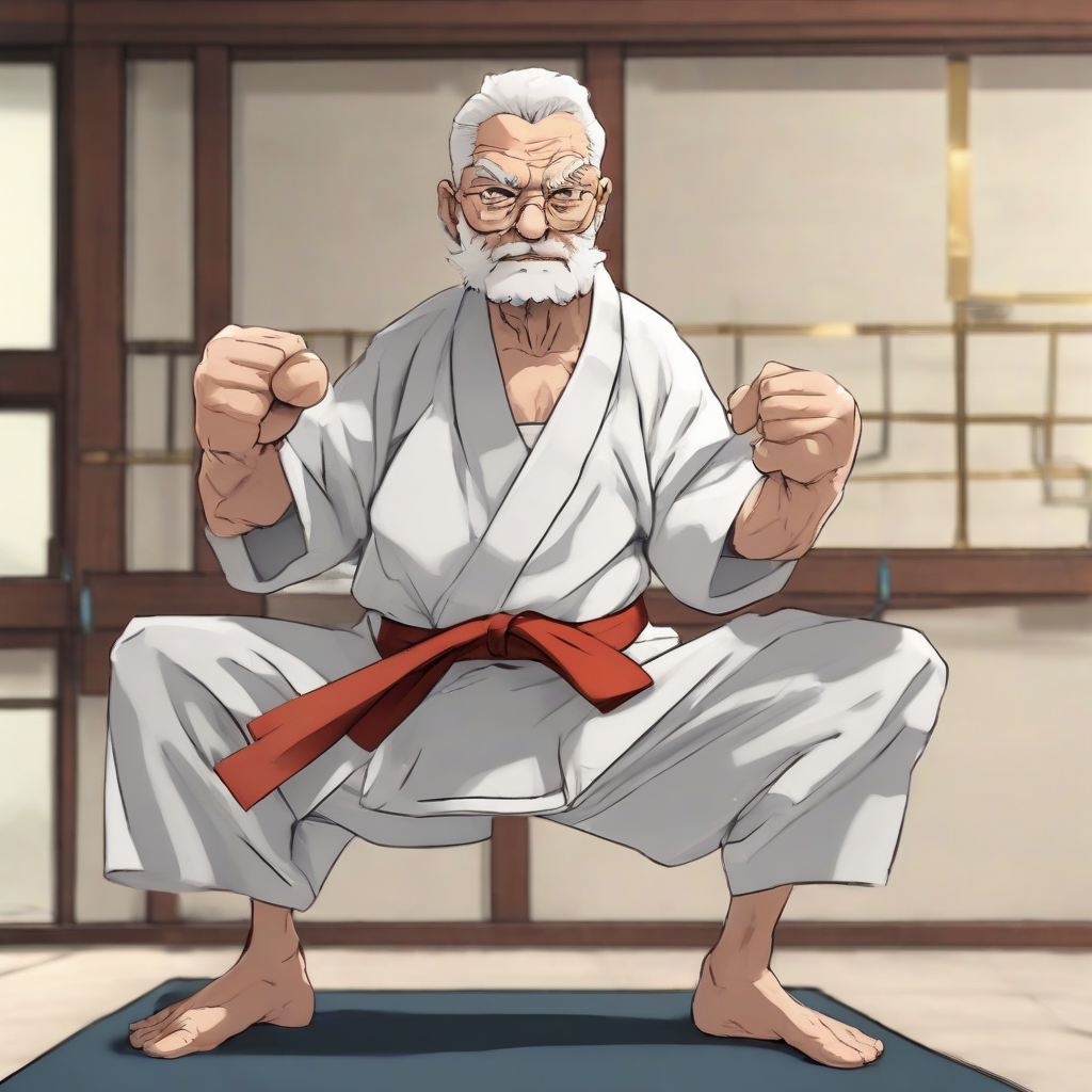 the strongest karate grandpa by मुफ्त एआई छवि जनरेटर - बिना लॉगिन के✨ | AIGAZOU