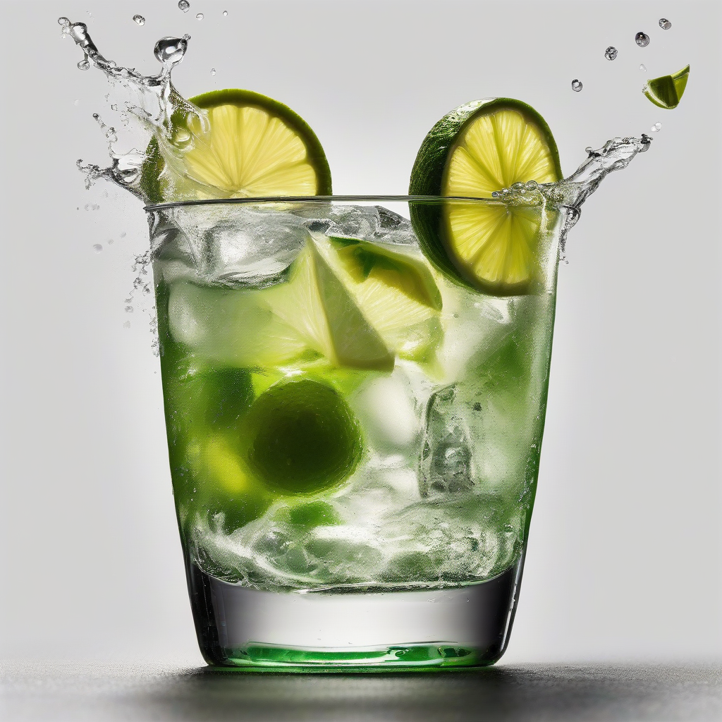 a photo of a freshly made caipirinha cocktail by Free AI Image Generator & Maker - No login required✨ | AIGAZOU