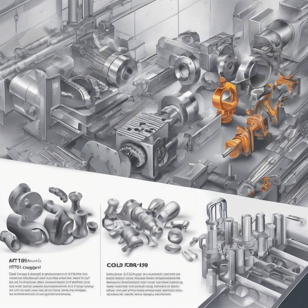 iatf16949 and cold forging illustration - 畫廊 - 免費AI圖像生成工具 | AIGAZOU