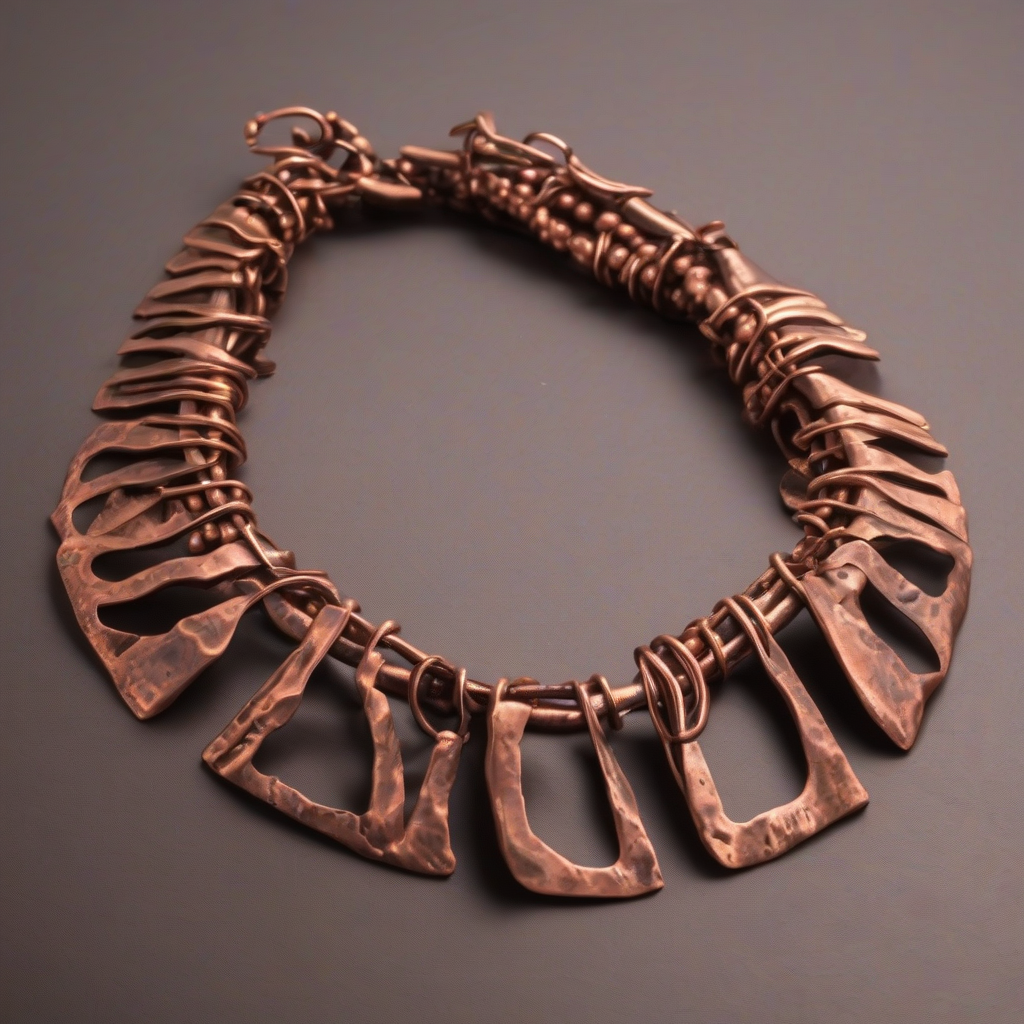 ancient copper jewelry by Free AI Image Generator & Maker - No login required✨ | AIGAZOU