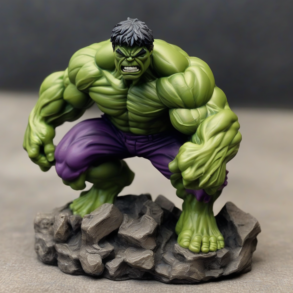 figurine miniature de hulk by मुफ्त एआई छवि जनरेटर - बिना लॉगिन के✨ | AIGAZOU