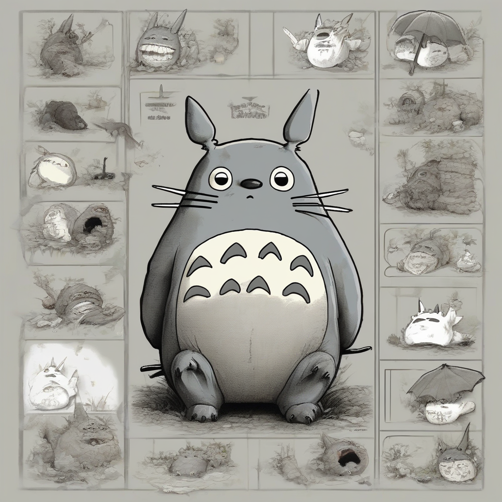 totoro on the verge of death by Générateur d'images par IA gratuit - Aucune connexion nécessaire✨ | AIGAZOU