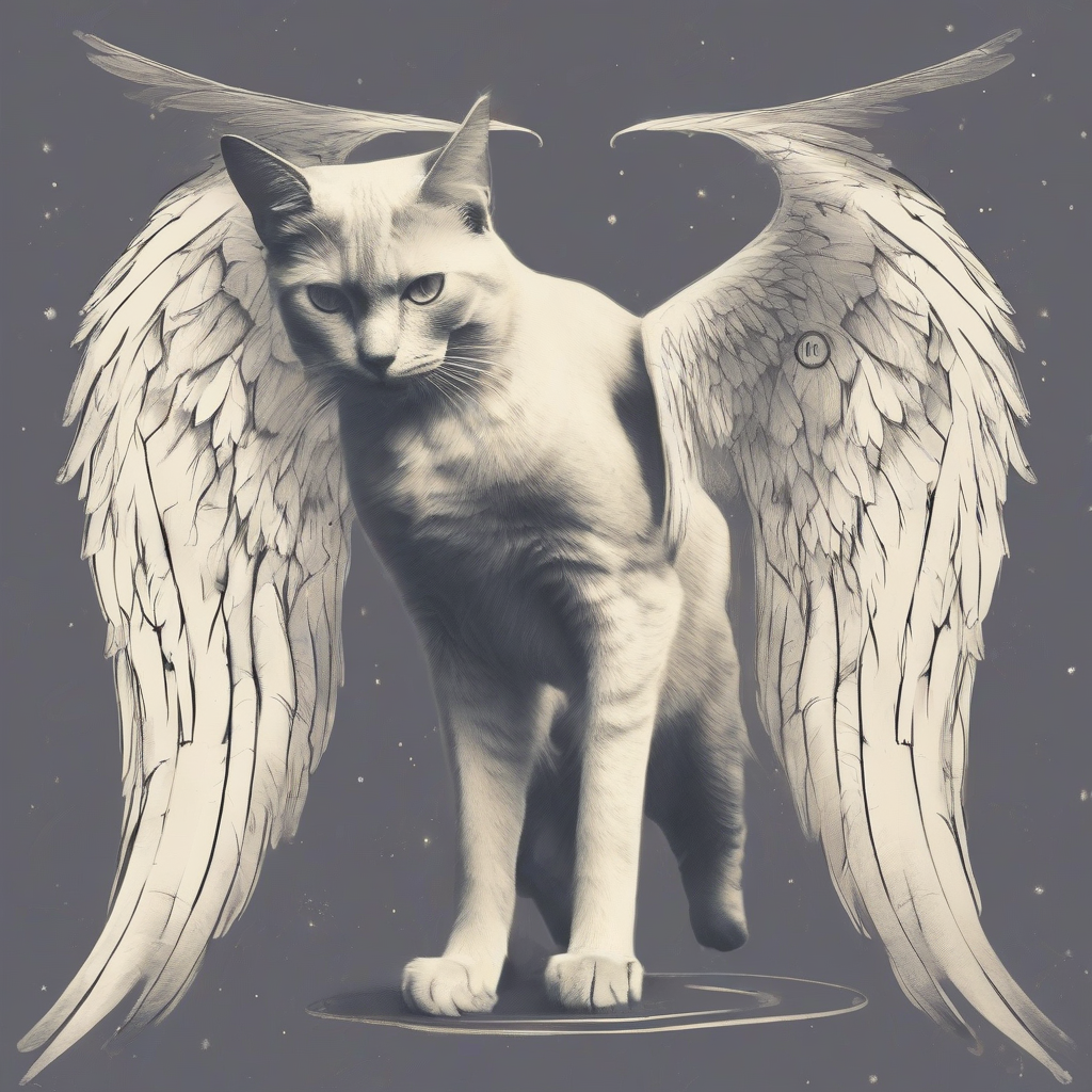 a cat with wings by मुफ्त एआई छवि जनरेटर - बिना लॉगिन के✨ | AIGAZOU