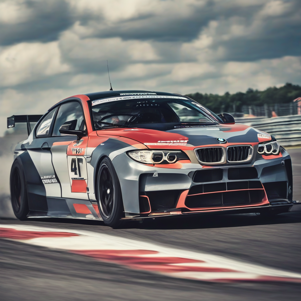 two bmw on a race track by Générateur d'images par IA gratuit - Aucune connexion nécessaire✨ | AIGAZOU