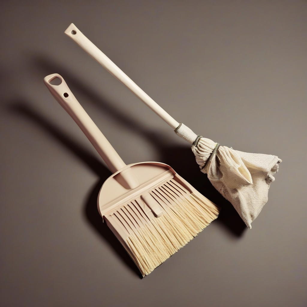 typical broom and dustpan photo by मुफ्त एआई छवि जनरेटर - बिना लॉगिन के✨ | AIGAZOU