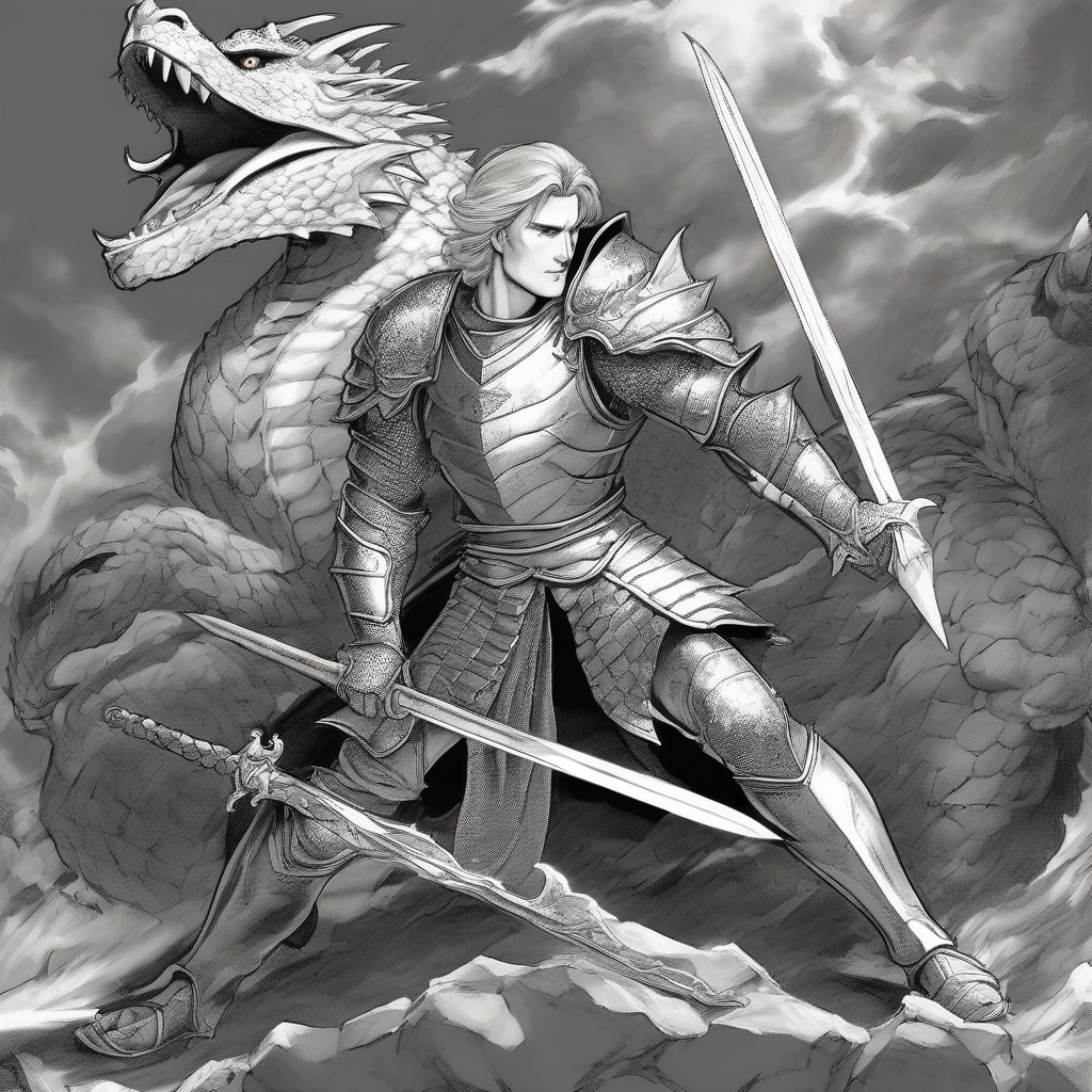 create a legendary scene where siegfried slays the dragon by मुफ्त एआई छवि जनरेटर - बिना लॉगिन के✨ | AIGAZOU