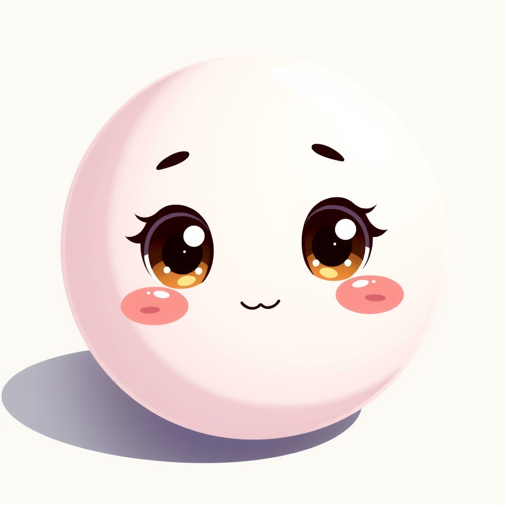 a soft and cute ball with eyes by मुफ्त एआई छवि जनरेटर - बिना लॉगिन के✨ | AIGAZOU