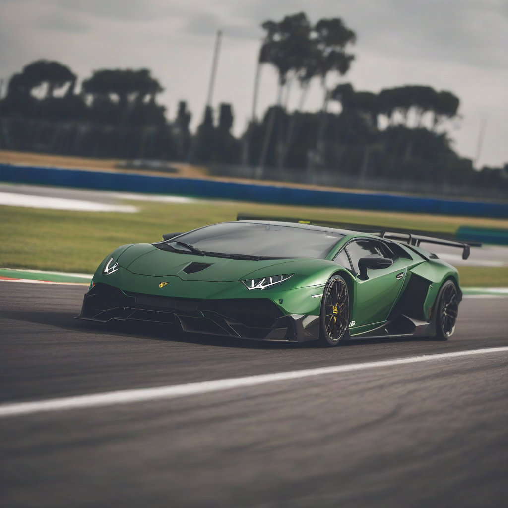 lamborghini revuelto on a racetrack by Générateur d'images par IA gratuit - Aucune connexion nécessaire✨ | AIGAZOU