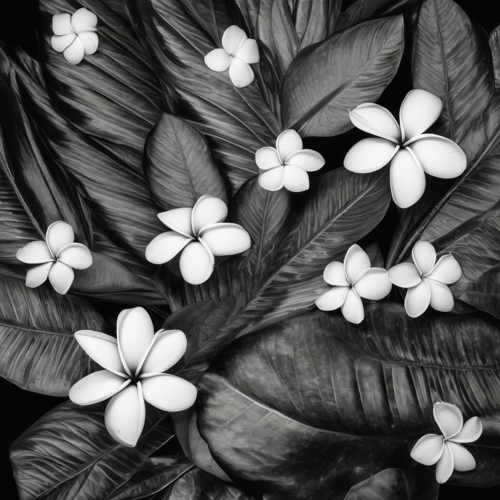 tropical leaves arranged beautifully blacklight long exposure 16k 4dcg by मुफ्त एआई छवि जनरेटर - बिना लॉगिन के✨ | AIGAZOU