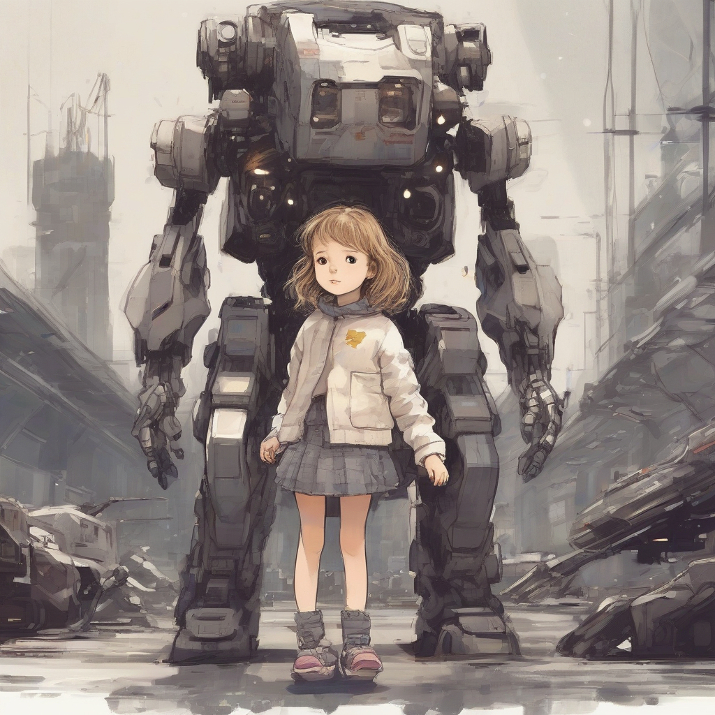 a little girl star mech by मुफ्त एआई छवि जनरेटर - बिना लॉगिन के✨ | AIGAZOU