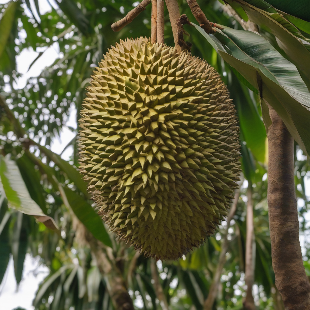 tree top durian by मुफ्त एआई छवि जनरेटर - बिना लॉगिन के✨ | AIGAZOU