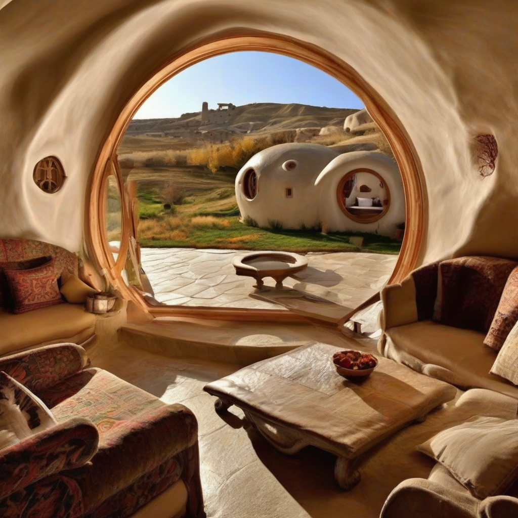 a hobbit inn in the forest of cappadocia by मुफ्त एआई छवि जनरेटर - बिना लॉगिन के✨ | AIGAZOU