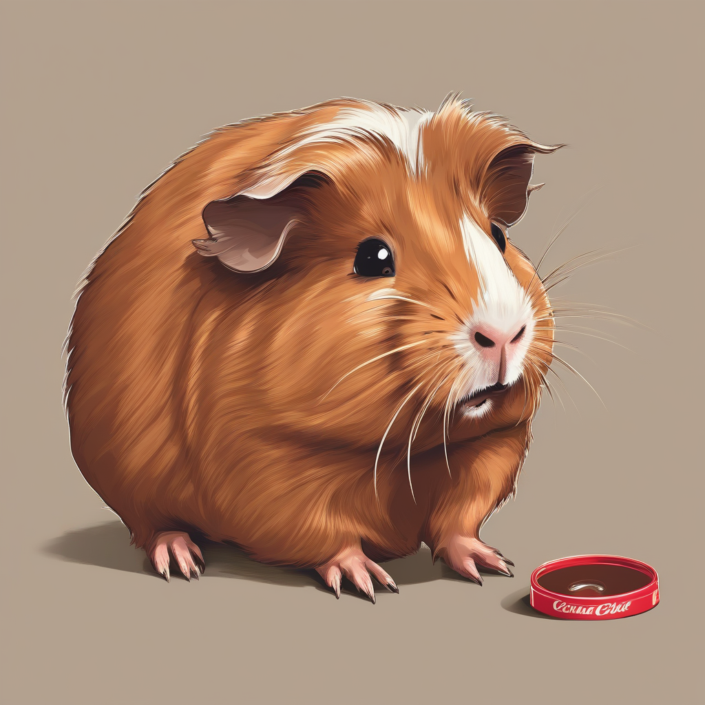 a guinea pig drinking cola by मुफ्त एआई छवि जनरेटर - बिना लॉगिन के✨ | AIGAZOU