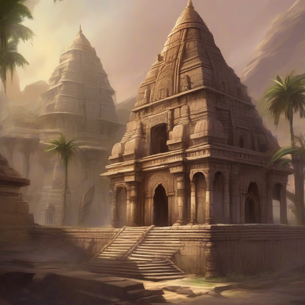 fantasy city temple in india by Générateur d'images par IA gratuit - Aucune connexion nécessaire✨ | AIGAZOU