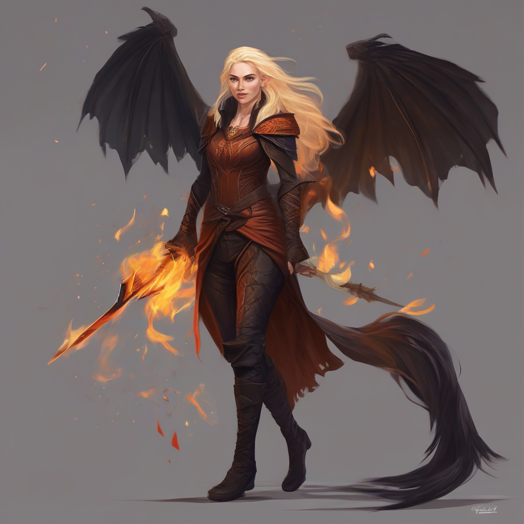 dark aelin fire bringer by Free AI Image Generator & Maker - No login required✨ | AIGAZOU