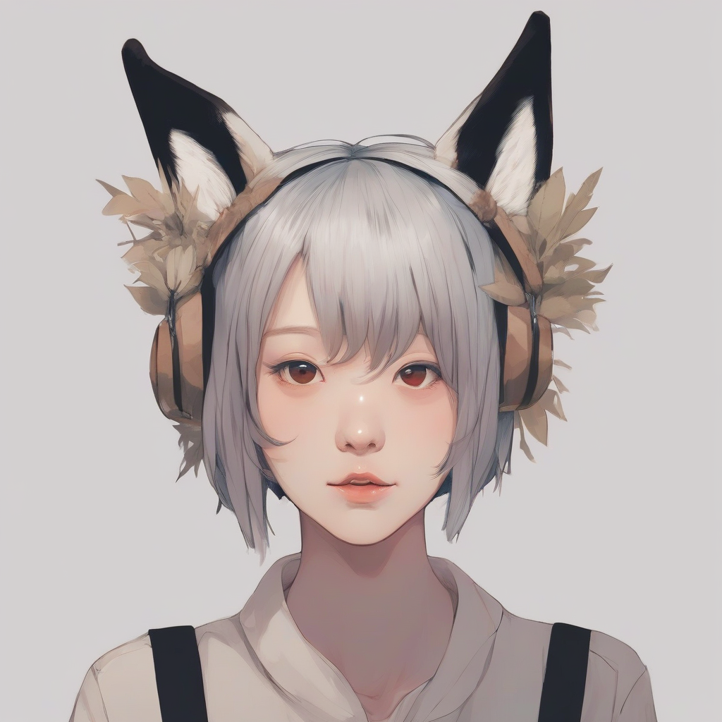 a girl with animal ears by मुफ्त एआई छवि जनरेटर - बिना लॉगिन के✨ | AIGAZOU