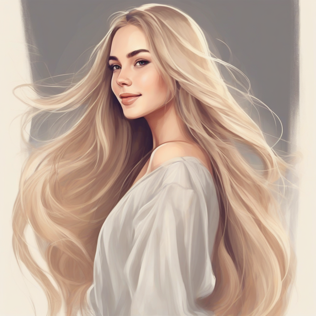 beautiful woman with light colored long hair by Générateur d'images par IA gratuit - Aucune connexion nécessaire✨ | AIGAZOU