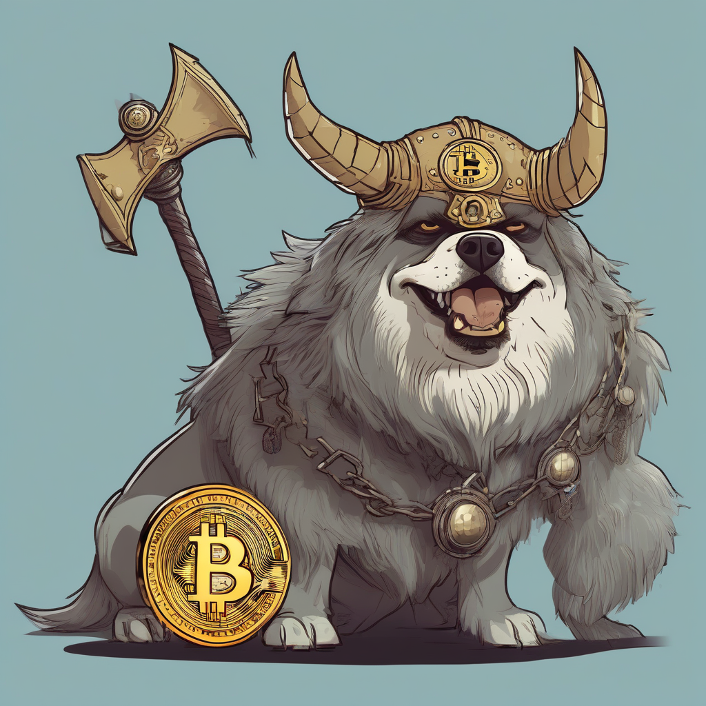 monster viking dog bitcoin by मुफ्त एआई छवि जनरेटर - बिना लॉगिन के✨ | AIGAZOU