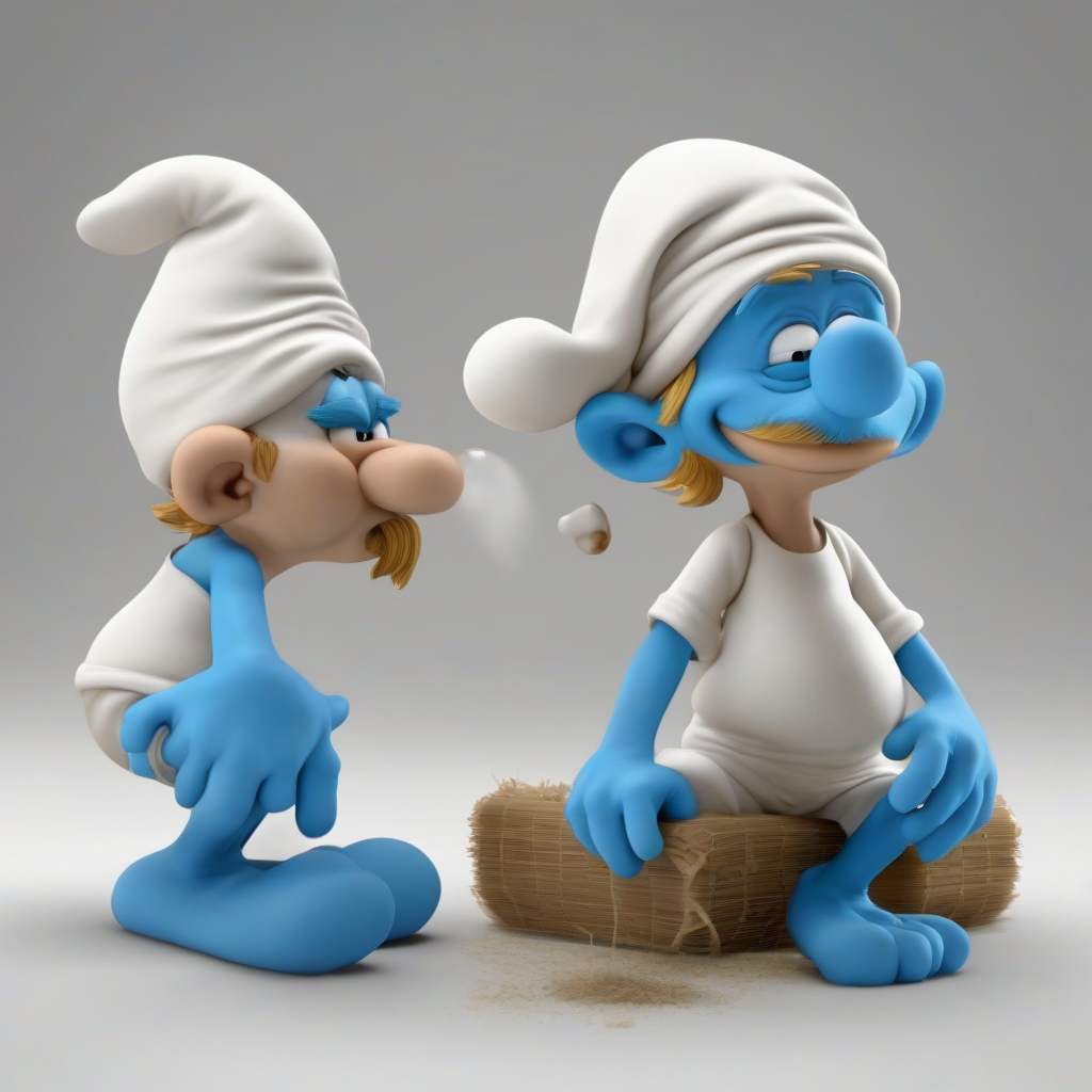 smurf vomiting in 3d by मुफ्त एआई छवि जनरेटर - बिना लॉगिन के✨ | AIGAZOU