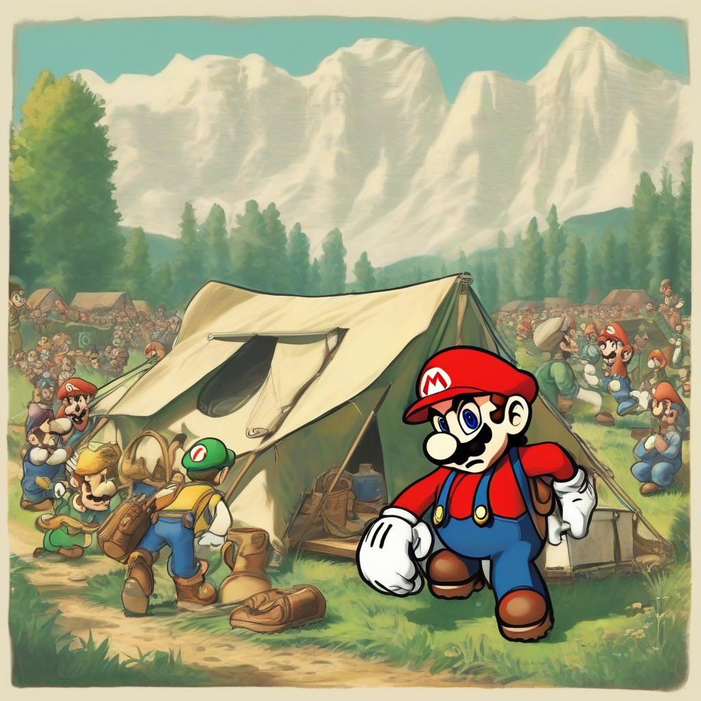 super mario registration numbers for the scout camp must increase by मुफ्त एआई छवि जनरेटर - बिना लॉगिन के✨ | AIGAZOU