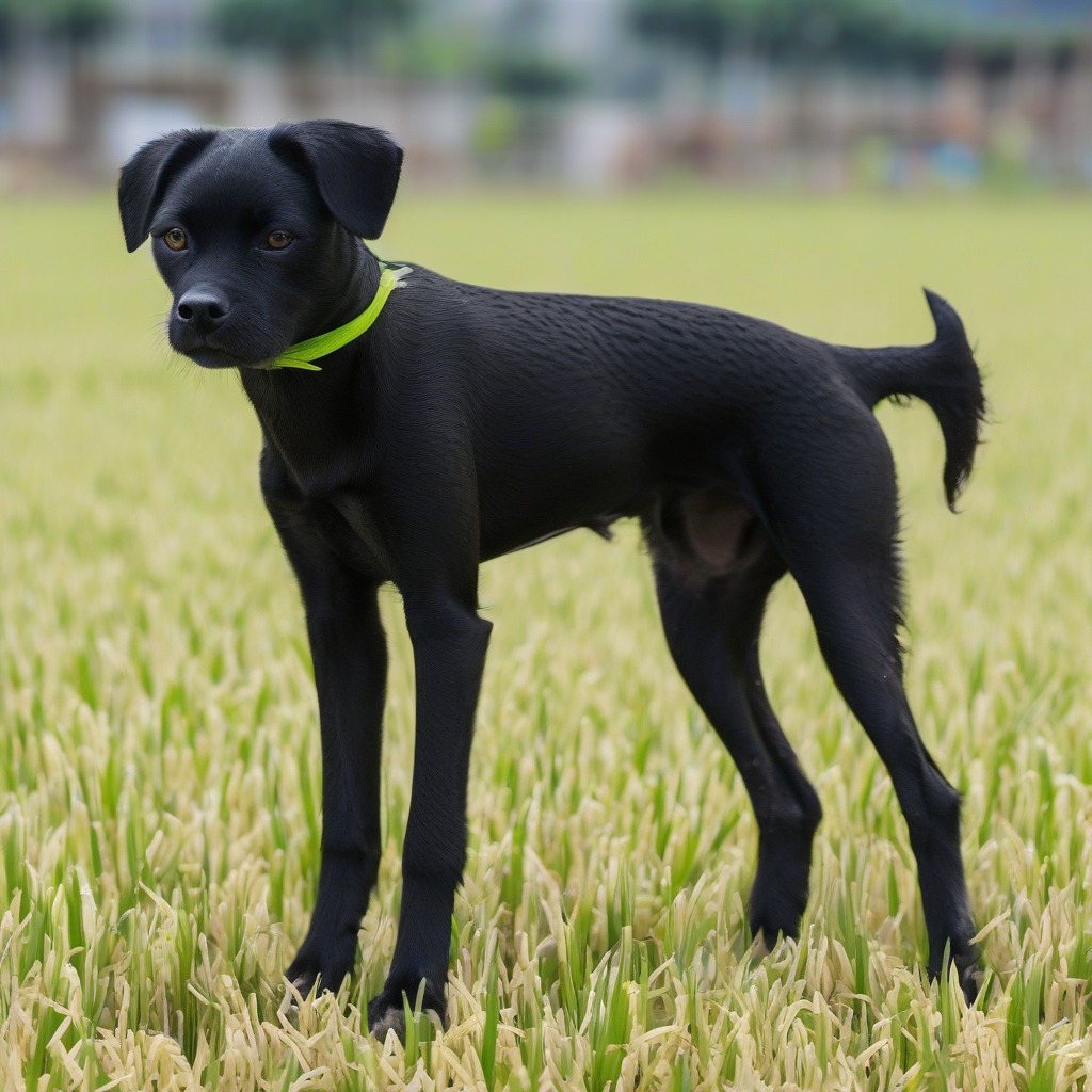 hybrid rice and black dog crossbred organism by मुफ्त एआई छवि जनरेटर - बिना लॉगिन के✨ | AIGAZOU