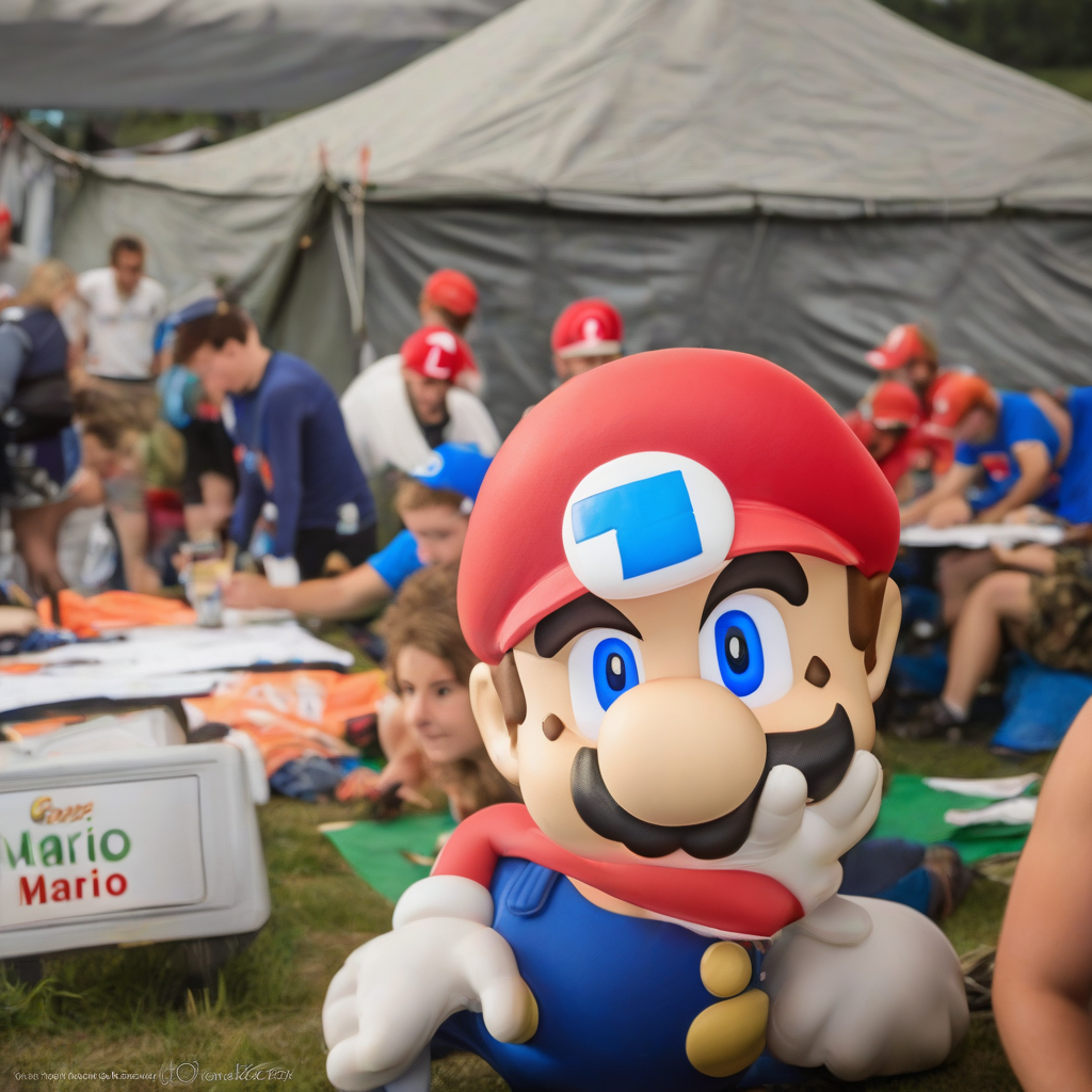 super mario oversees camp registrations by मुफ्त एआई छवि जनरेटर - बिना लॉगिन के✨ | AIGAZOU