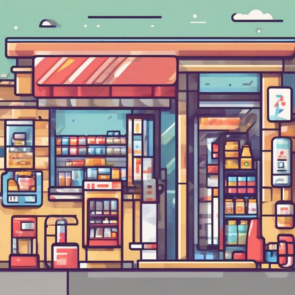 convenience store icon by मुफ्त एआई छवि जनरेटर - बिना लॉगिन के✨ | AIGAZOU