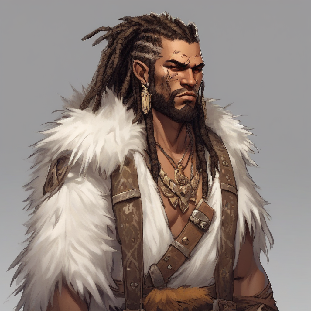 dnd avatar human lightbrown skin barbarian bandit chief by मुफ्त एआई छवि जनरेटर - बिना लॉगिन के✨ | AIGAZOU