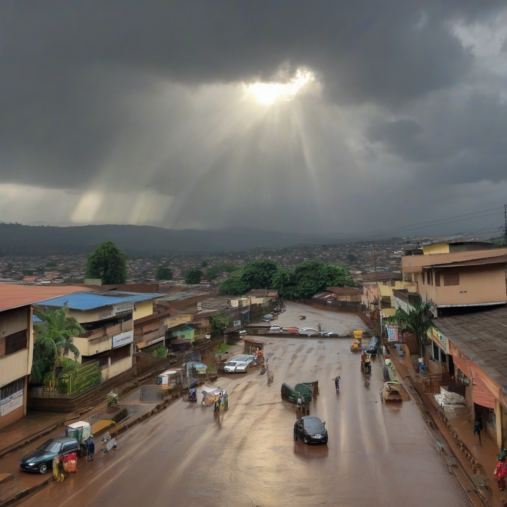 regen und sonne in yaounde by मुफ्त एआई छवि जनरेटर - बिना लॉगिन के✨ | AIGAZOU