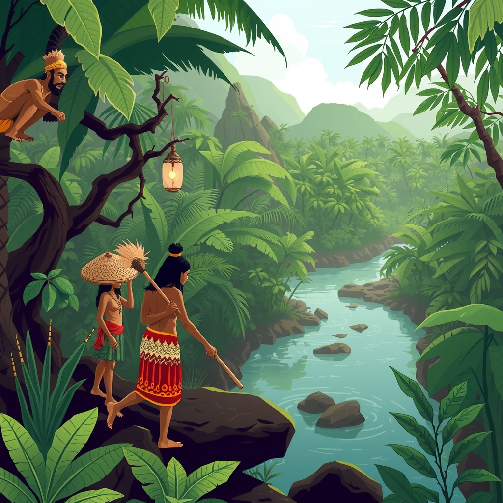 the amazon rainforest and its indigenous people by मुफ्त एआई छवि जनरेटर - बिना लॉगिन के✨ | AIGAZOU