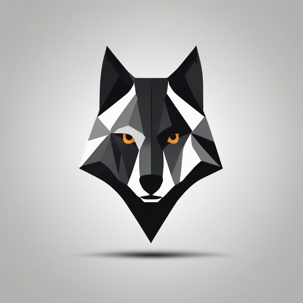 minimal flat icon of a wolf profile by मुफ्त एआई छवि जनरेटर - बिना लॉगिन के✨ | AIGAZOU