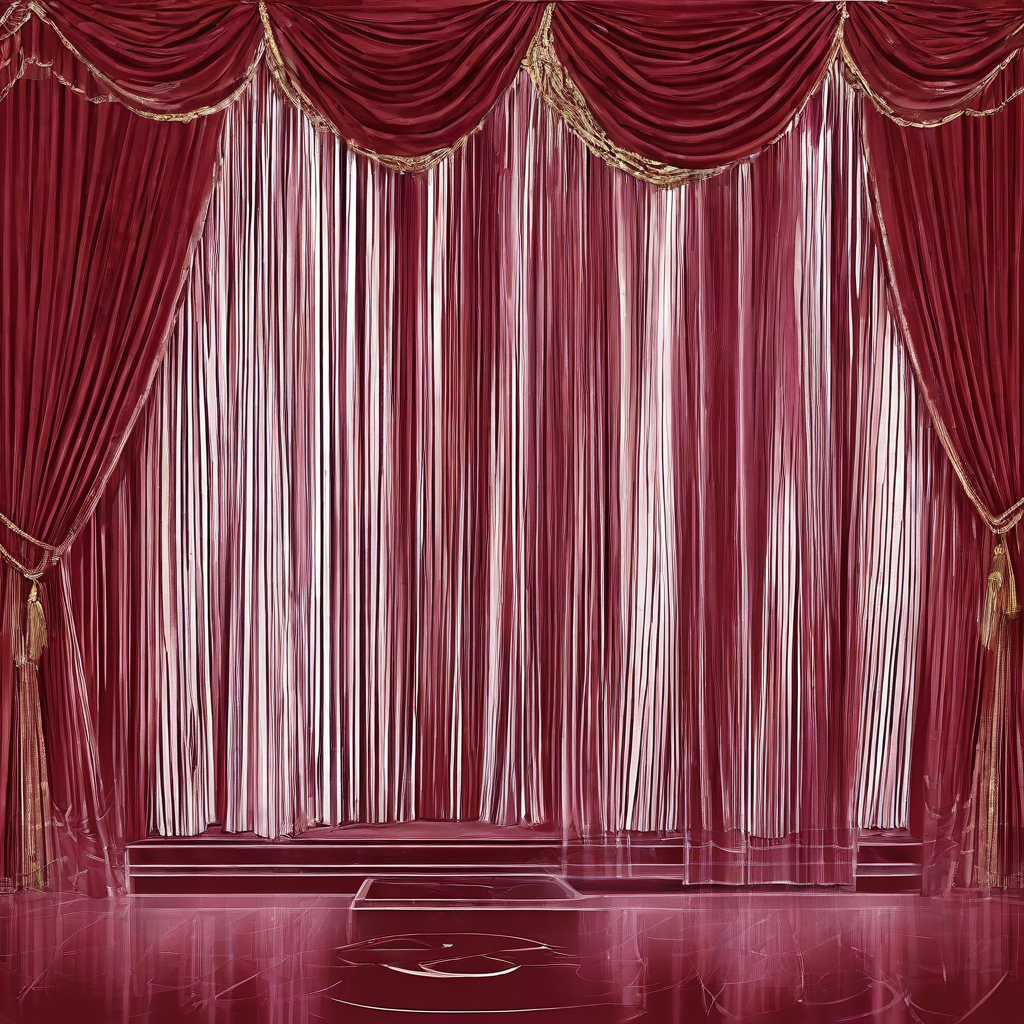 stage curtain wine red by Générateur d'images par IA gratuit - Aucune connexion nécessaire✨ | AIGAZOU