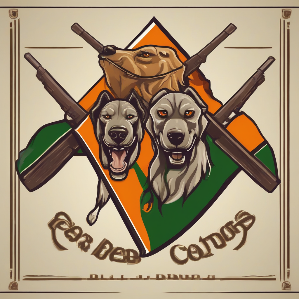 create military logo with cerberus 3 headed dog and ivory coast flag by मुफ्त एआई छवि जनरेटर - बिना लॉगिन के✨ | AIGAZOU