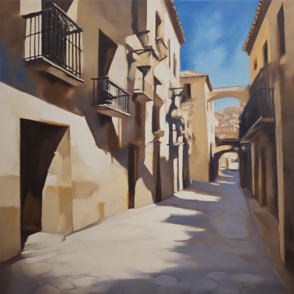 oil painting toledo spain modern contemporary style by मुफ्त एआई छवि जनरेटर - बिना लॉगिन के✨ | AIGAZOU