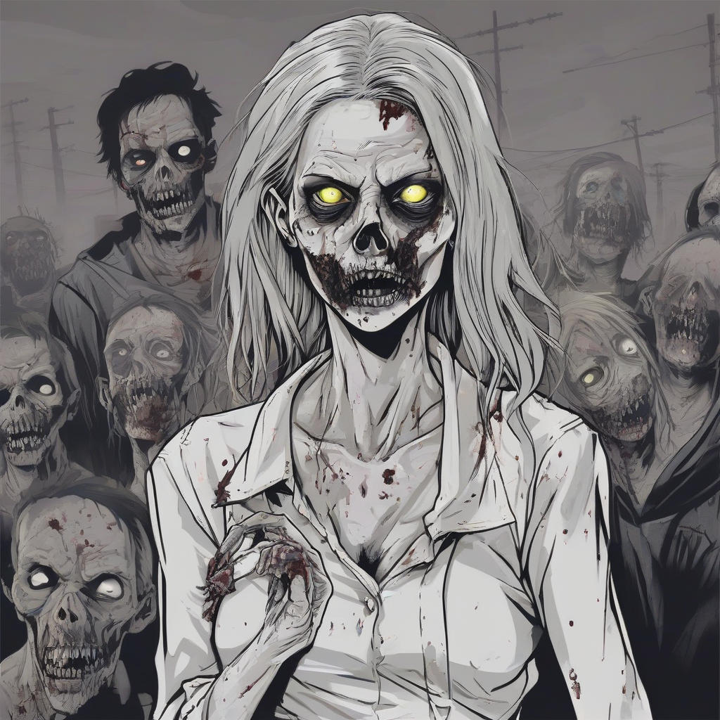 female zombie by मुफ्त एआई छवि जनरेटर - बिना लॉगिन के✨ | AIGAZOU