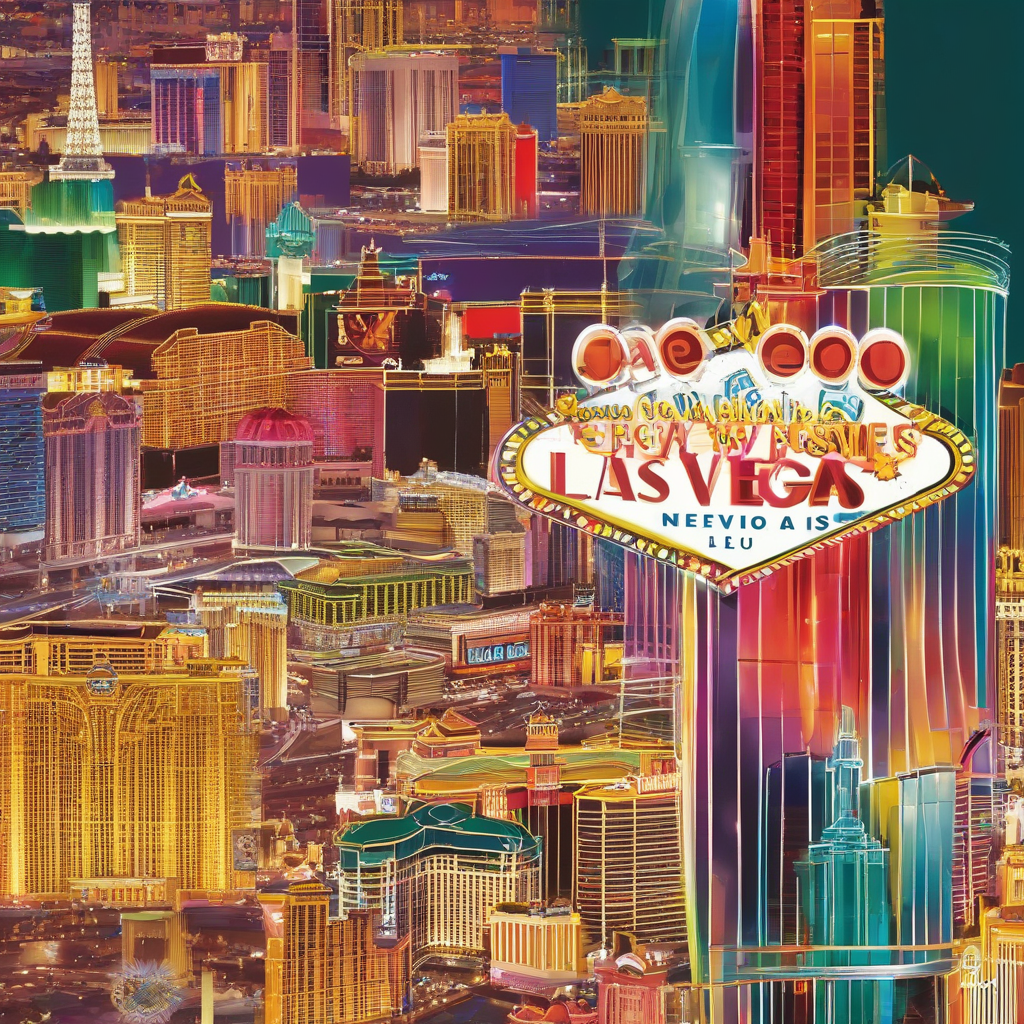 casino las vegas colors by 免费AI图像生成工具 | AIGAZOU