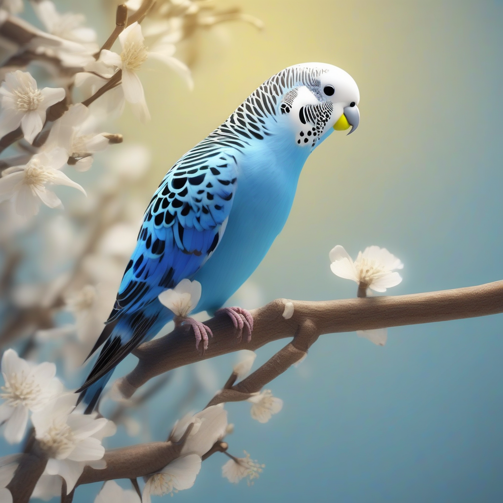 create a photorealistic image of a narrow blue budgie by मुफ्त एआई छवि जनरेटर - बिना लॉगिन के✨ | AIGAZOU