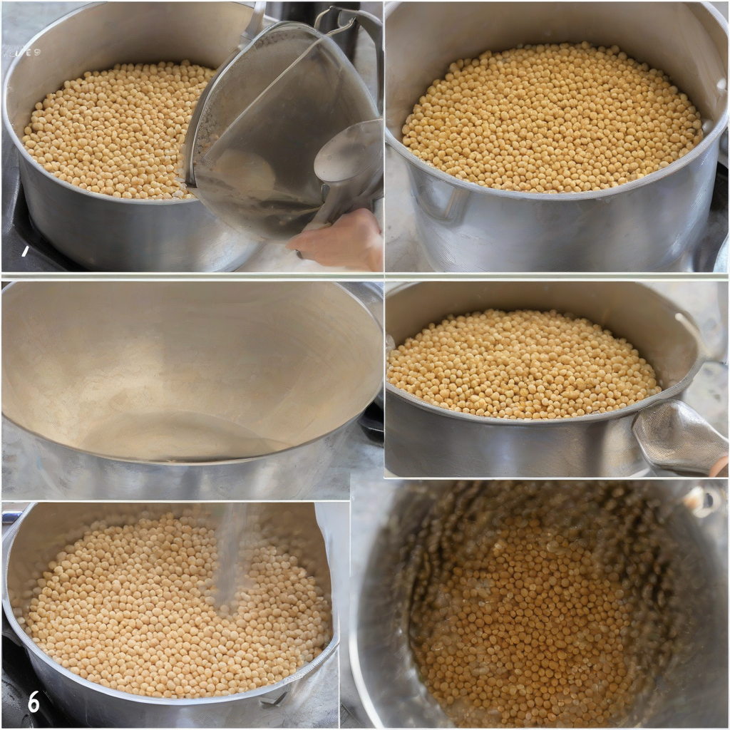 drain soybeans after soaking by मुफ्त एआई छवि जनरेटर - बिना लॉगिन के✨ | AIGAZOU