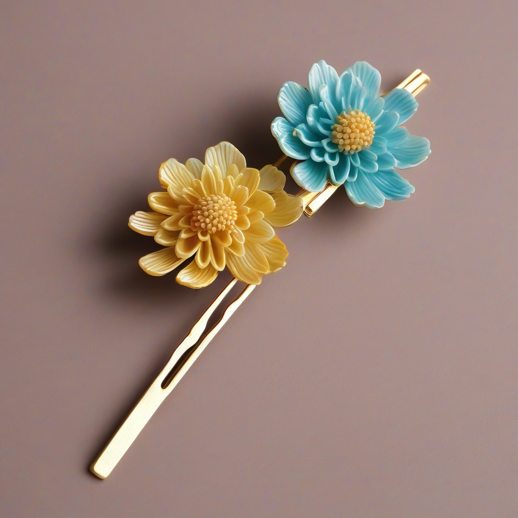 a hairpin with chrysanthemum design by मुफ्त एआई छवि जनरेटर - बिना लॉगिन के✨ | AIGAZOU