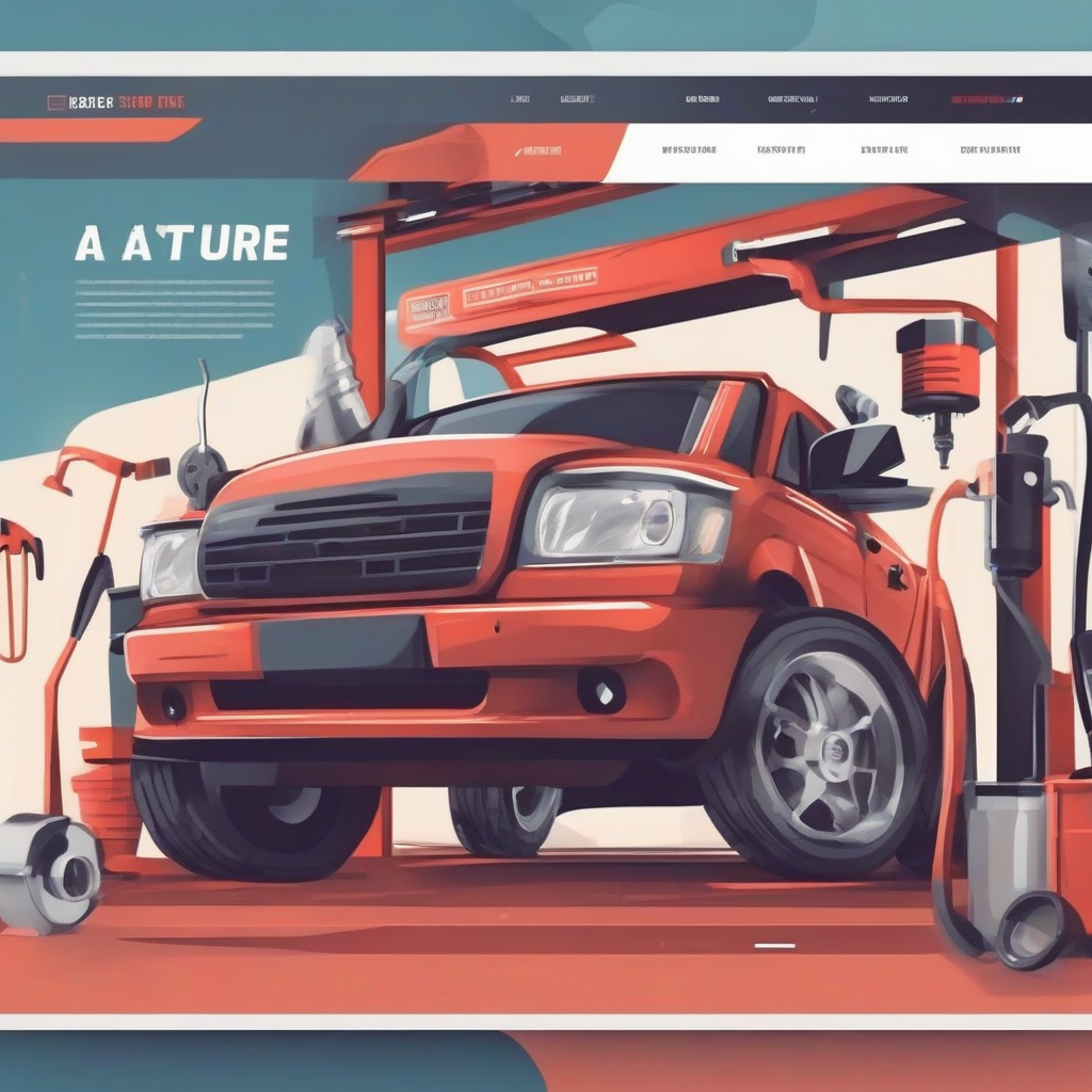 modern website template for auto repair by मुफ्त एआई छवि जनरेटर - बिना लॉगिन के✨ | AIGAZOU