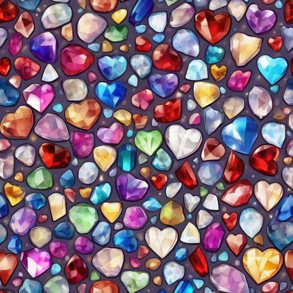 crystal heart colors by मुफ्त एआई छवि जनरेटर - बिना लॉगिन के✨ | AIGAZOU