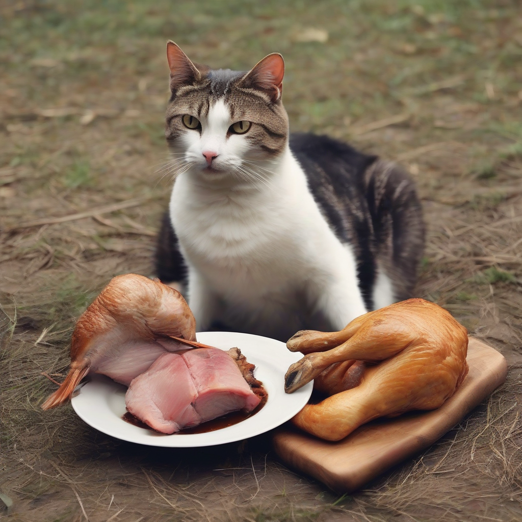 christmas cat holds goose firmly by मुफ्त एआई छवि जनरेटर - बिना लॉगिन के✨ | AIGAZOU