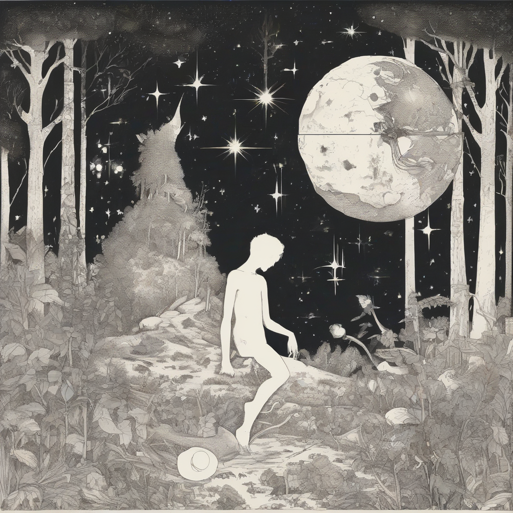 forest astronomy queer fairy tales by Générateur d'images par IA gratuit - Aucune connexion nécessaire✨ | AIGAZOU