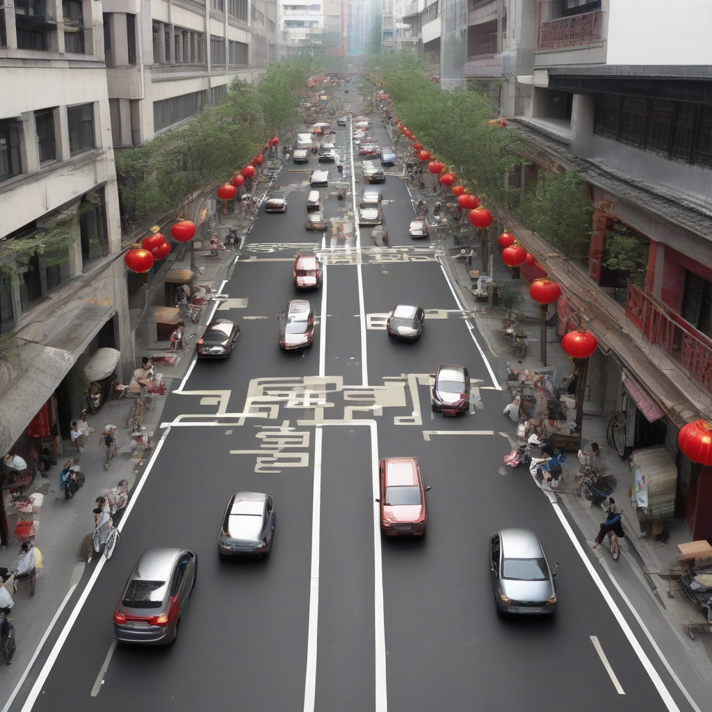 experimental streets with chinese cultural elements by मुफ्त एआई छवि जनरेटर - बिना लॉगिन के✨ | AIGAZOU