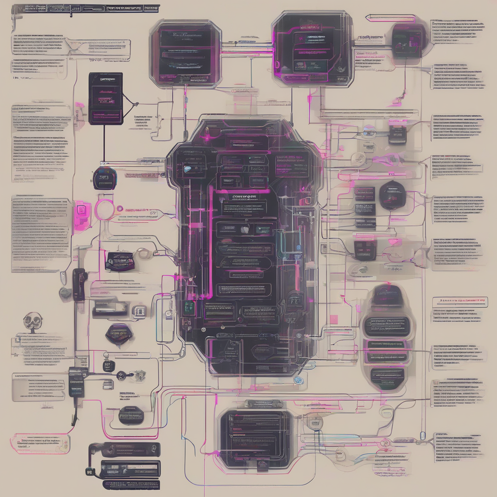 flowchart cyberpunk by Générateur d'images par IA gratuit - Aucune connexion nécessaire✨ | AIGAZOU