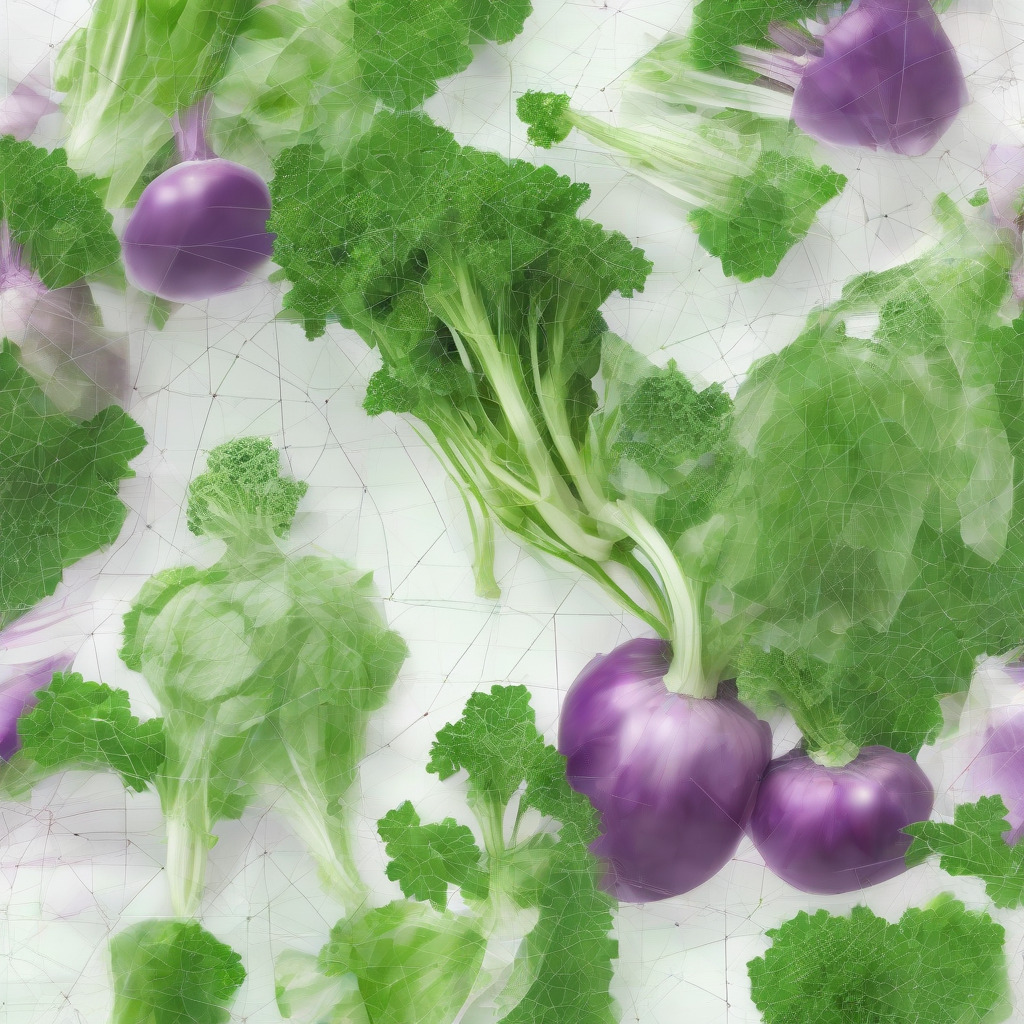 background image for powerpoint presentation green white violet clear structures like a technical drawing individual vegetables by मुफ्त एआई छवि जनरेटर - बिना लॉगिन के✨ | AIGAZOU