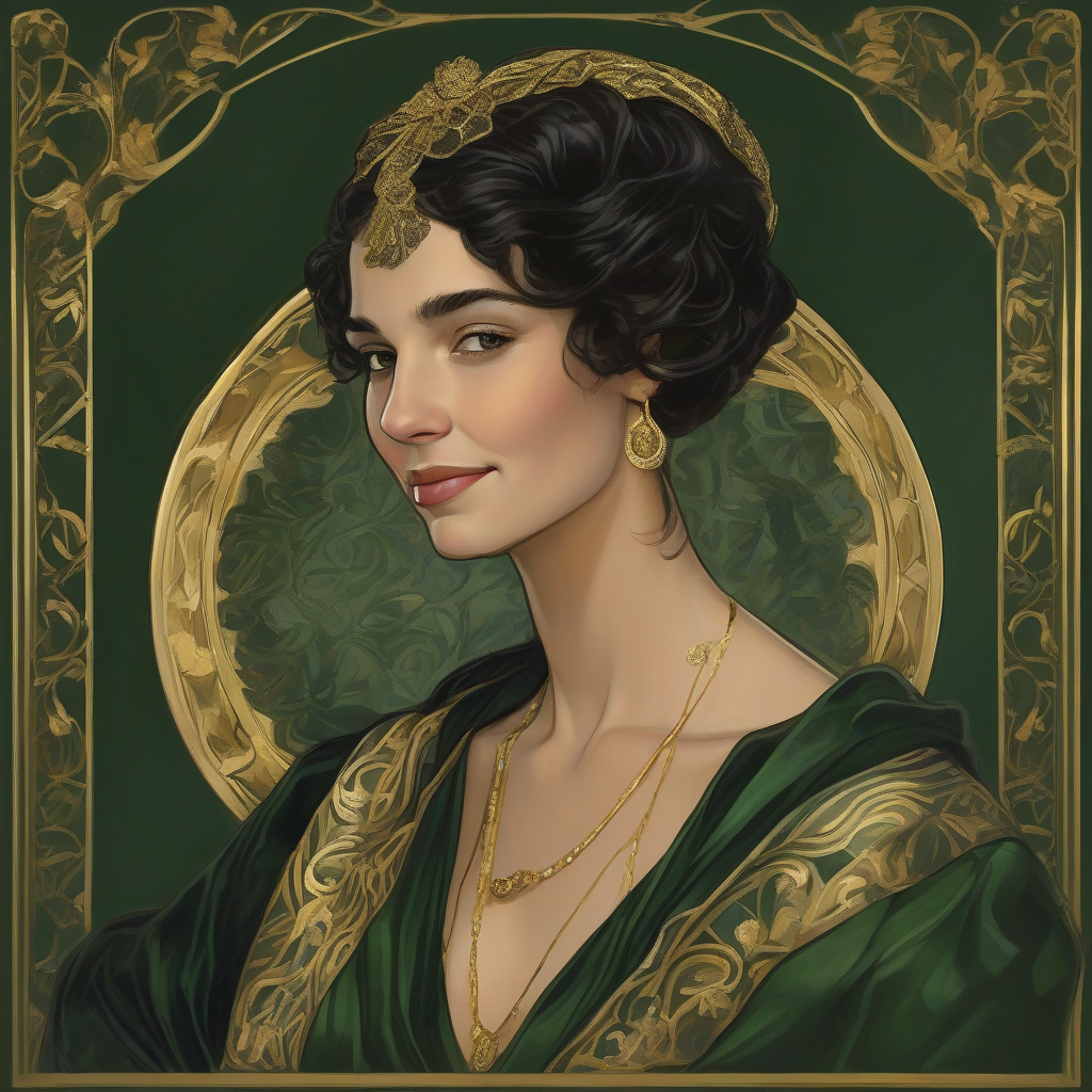 royal portrait style black gold background by 무료 AI 이미지 생성기 - 로그인 필요 없음✨ | AIGAZOU